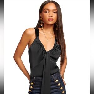 Ramy Brook Amy V-Neck Top NWt